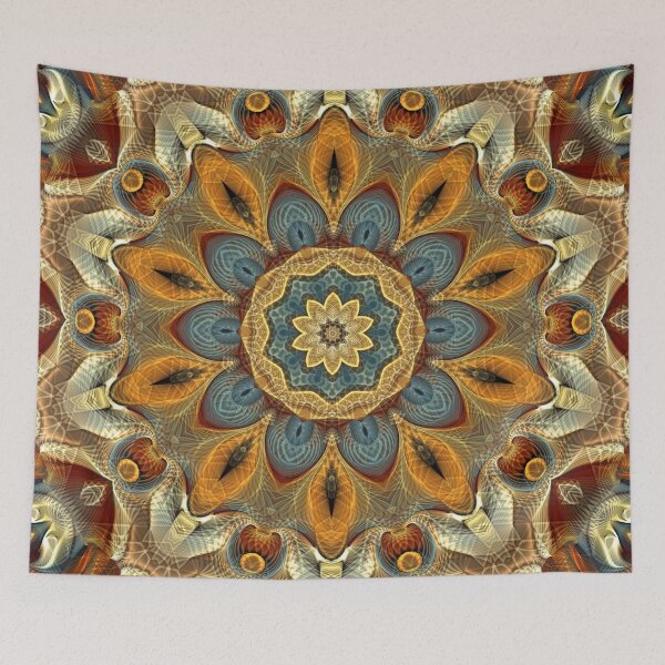 Item preview, Flower Of Life Mandala (Nature's Warmth) designed and sold by Mandala Of Life.
