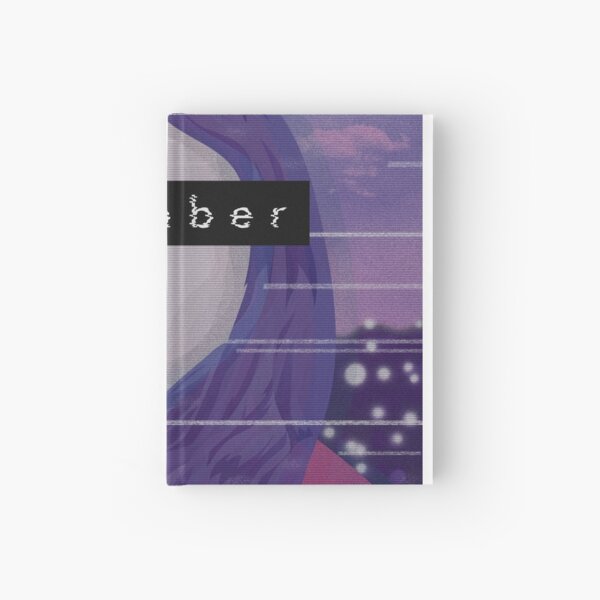 remember - vaporwave-inspired art Hardcover Journal