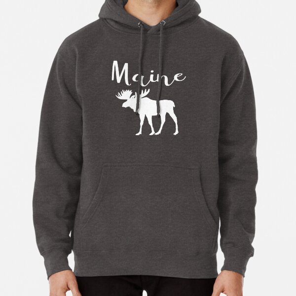 Maine Moose State Pullover Hoodie