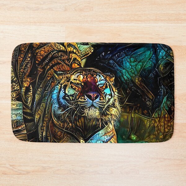 Artikelvorschau, Mit Filigran geschmückter Glas-Tiger entworfen und verkauft von Alyxandre.