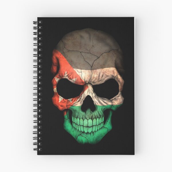 Item preview, Jordanian Flag Skull designed and sold by JeffBartels.