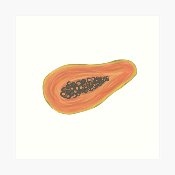 Papaya! Art Print
