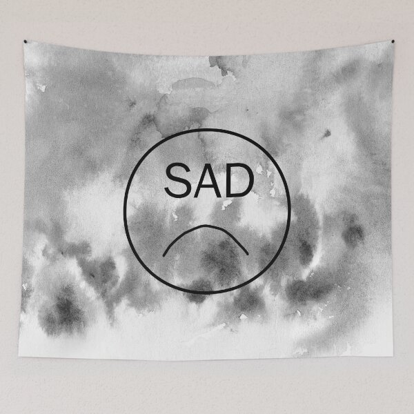 Item preview, SAD designed and sold by Magole Art.