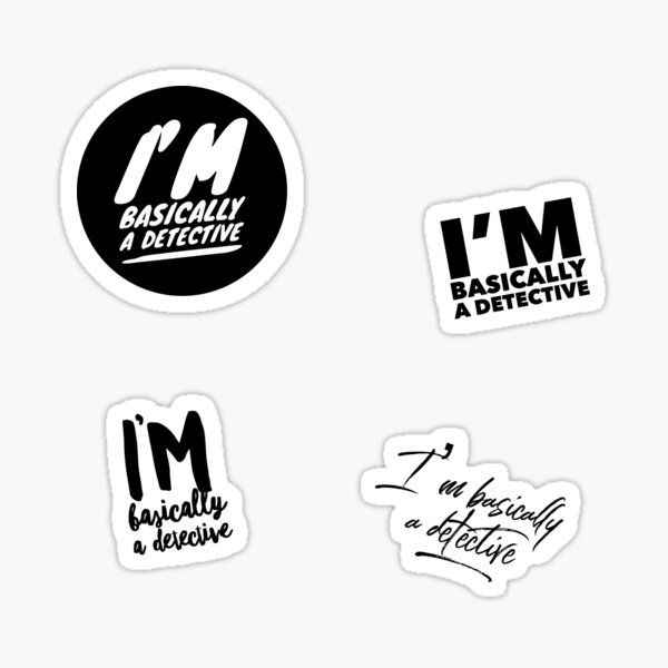 My Detective Stickers Sticker