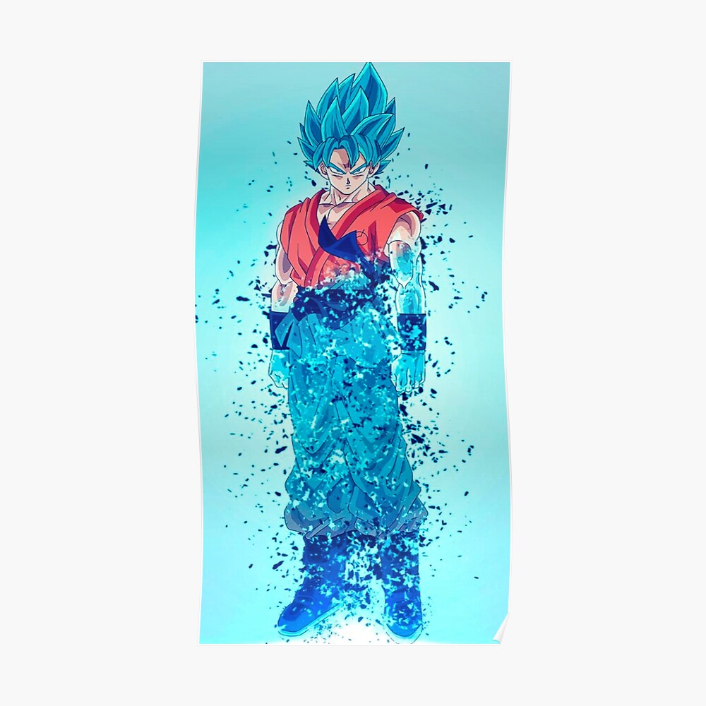 Goku SSJ Blue (costume z) kaioken transparent background PNG