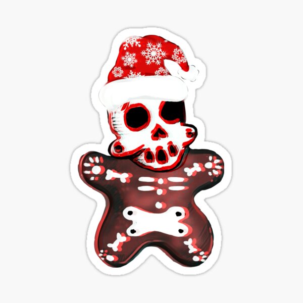 Zanoskull Gingerbread Sticker
