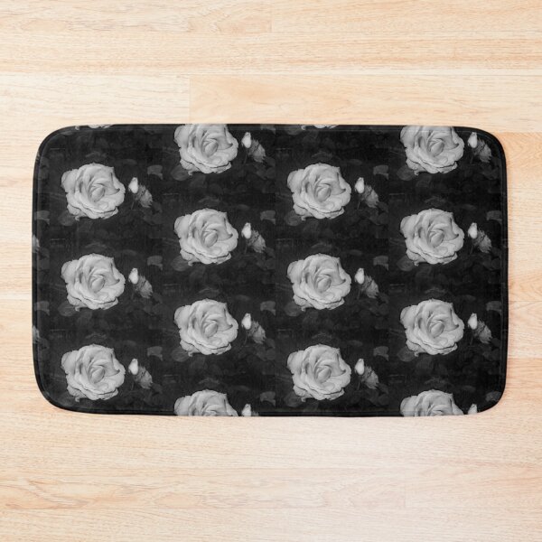 Item preview, rose with bud bw 06/16/19 designed and sold by Shellaqua.