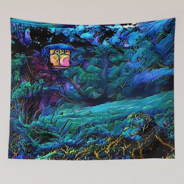 Item preview, Stormy Night in the Backyard Forest designed and sold by Alyxandre.