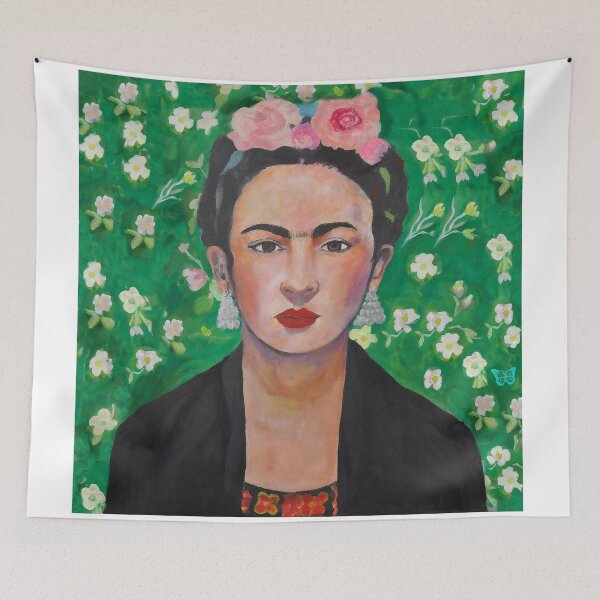 Item preview, Frida entre  Flores  designed and sold by MaribelDesigns.