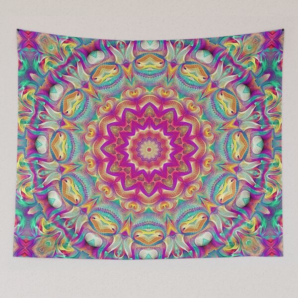 Item preview, Flower Of Life Mandala (Summer Dream) designed and sold by Mandala Of Life.