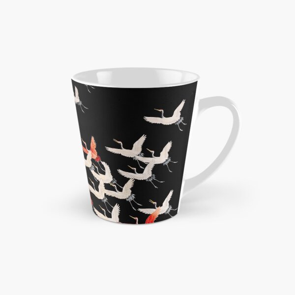 Item preview, Flying cranes, Japanese kimono motif designed and sold by TJ Devadatta Best.
