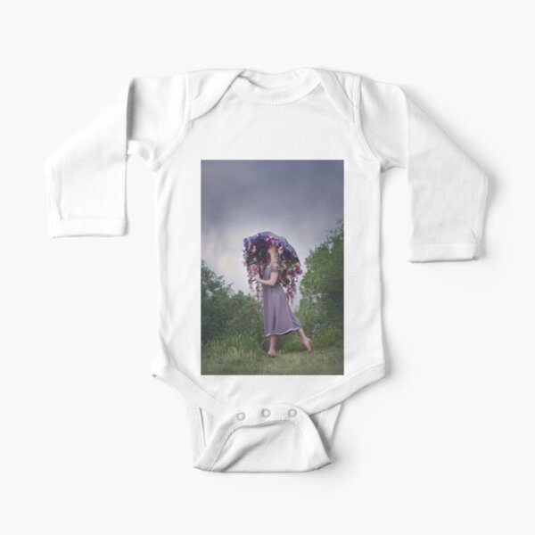Perennial Parasol Long Sleeve Baby One-Piece