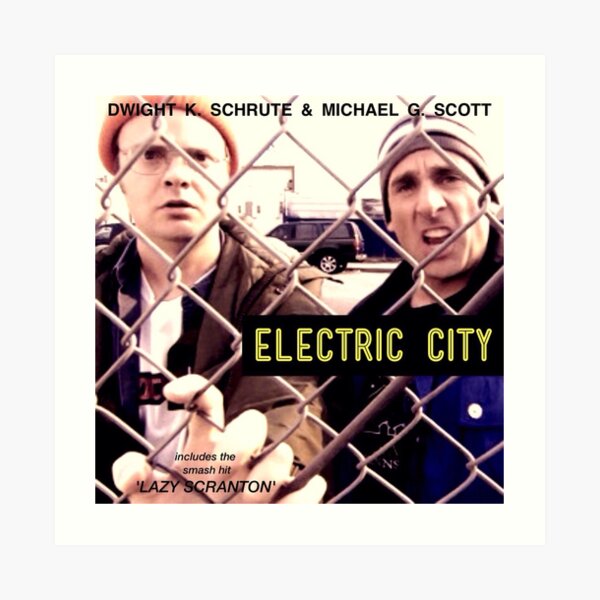 Electric City Album Artwork Art Print