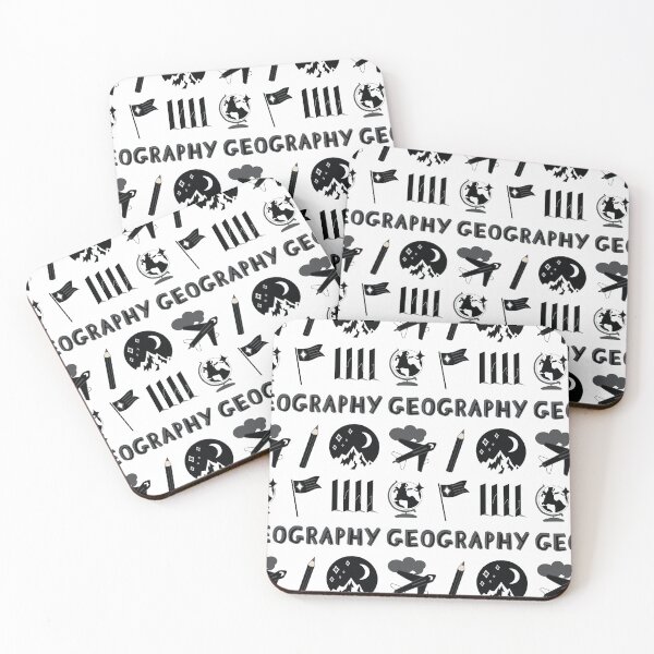 Item preview, Black Geography School Subject Sticker Pack designed and sold by The-Goods.