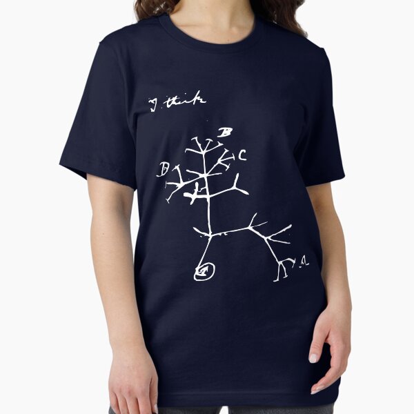 Item preview, Darwin I Think Tree (White) designed and sold by sciencemerch.