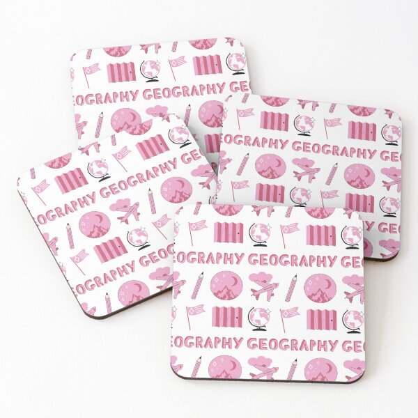 Item preview, Pink Geography School Subject Sticker Pack designed and sold by The-Goods.