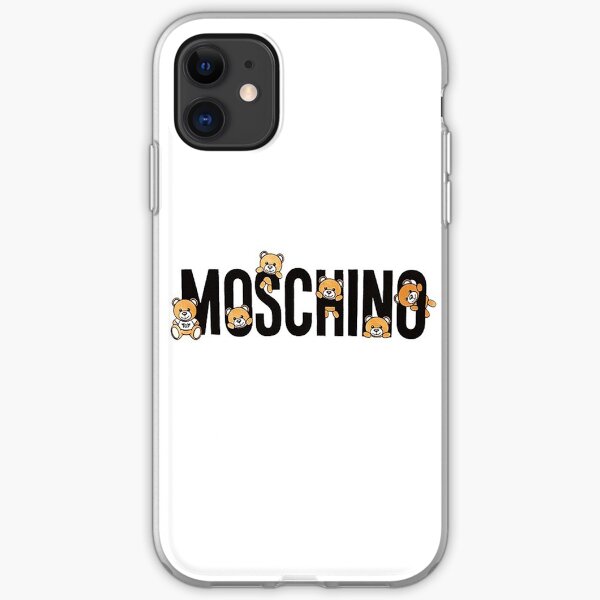 cute moschino teddy iPhone Soft Case