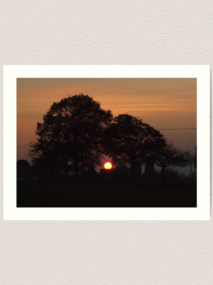 Alternate view of Sunset Calendar 02 Art Print