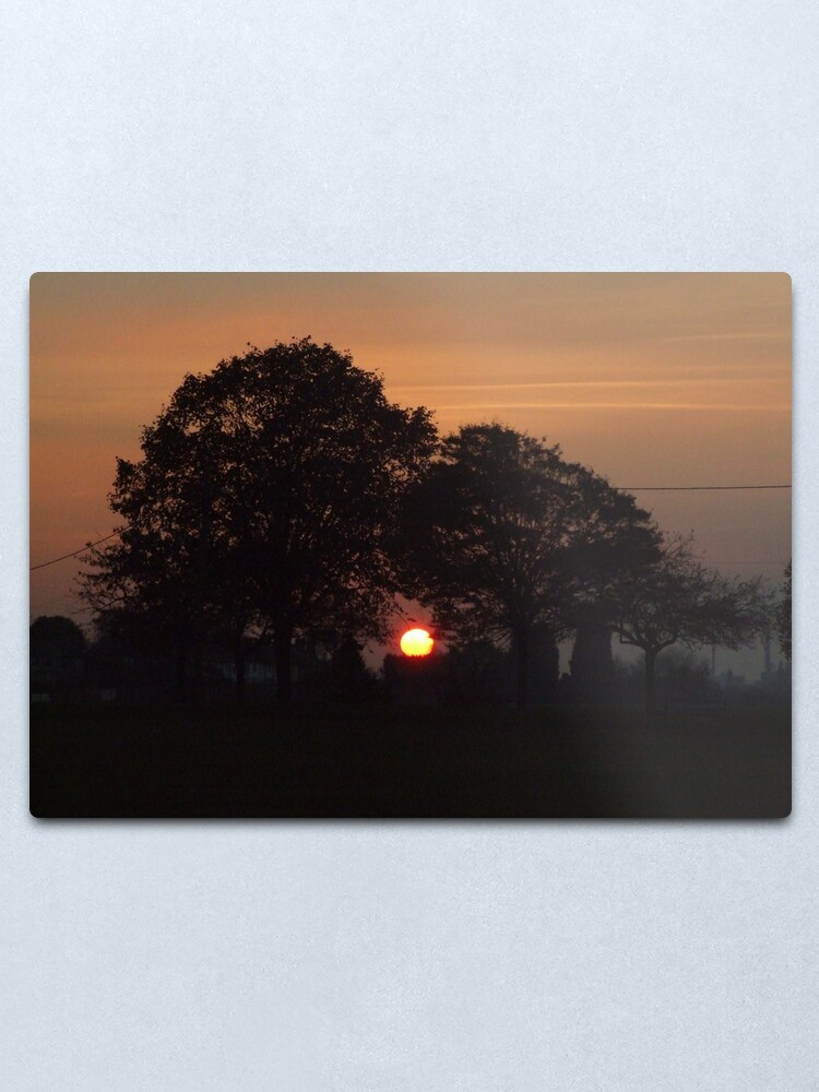 Alternate view of Sunset Calendar 02 Metal Print
