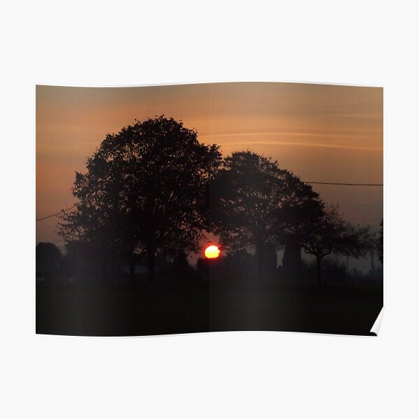 Sunset Calendar 02 Poster