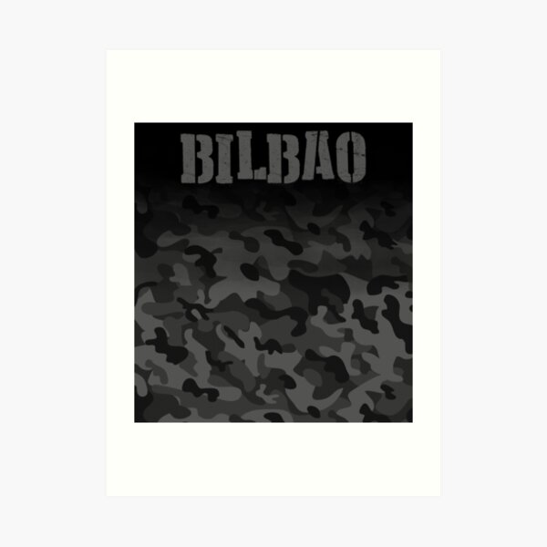 Bilbao camouflage fans Lámina artística
