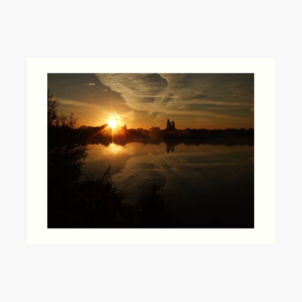 Sunset Calendar 04 Art Print