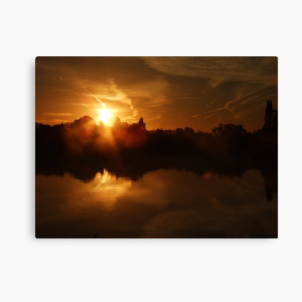 Sunset Calendar 05 Canvas Print