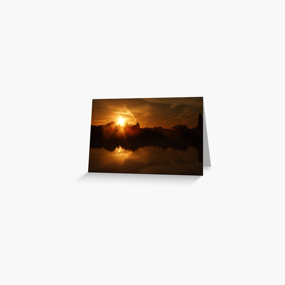 Sunset Calendar 05 Greeting Card
