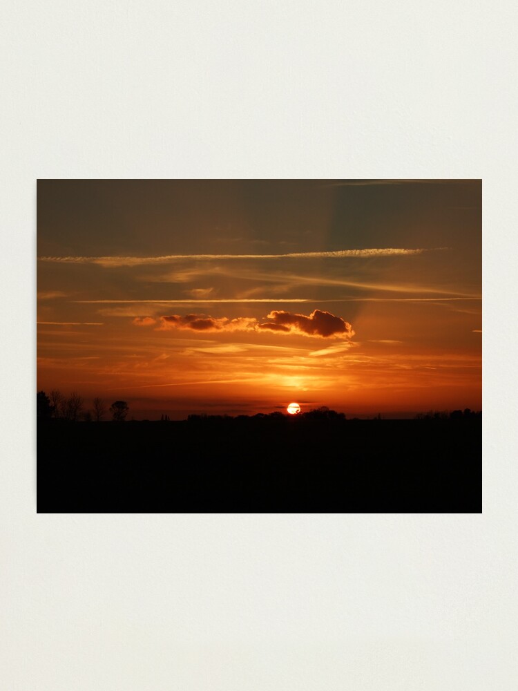 Alternate view of Sunset Calendar 06 Photographic Print