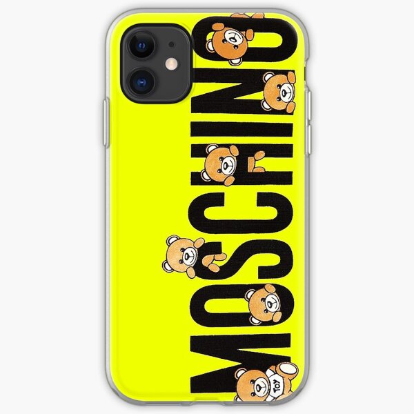 cute moschino bear iPhone Soft Case