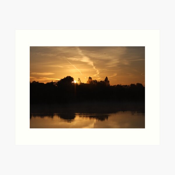 Sunset Calendar 07 Art Print