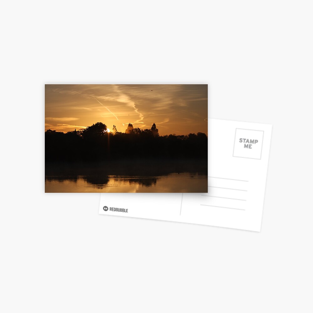 Sunset Calendar 07 Postcard