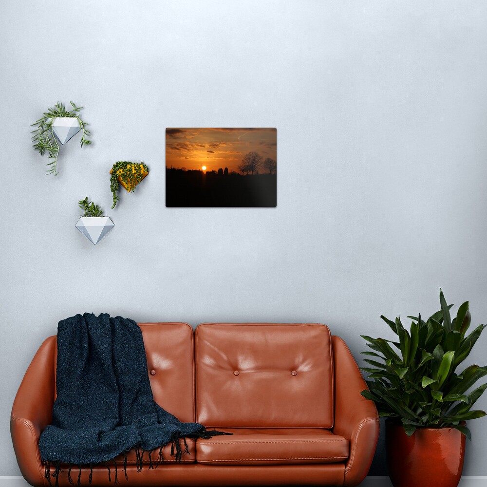 Sunset Calendar 09 Metal Print