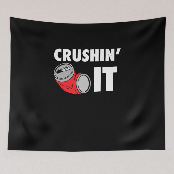 Item preview, Crushin' It Workout Motivation - Gym Workout Fitness designed and sold by Superhero Gear.