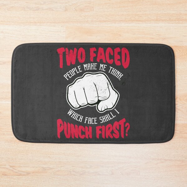 Item preview, Two people with faces make me think, what face should I hit first? designed and sold by Vanditdesigns.
