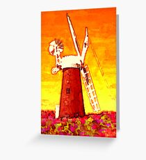 There's an old mill Greeting Card