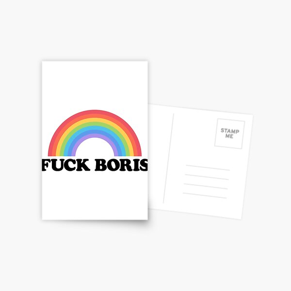 FUCK BORIS Postcard