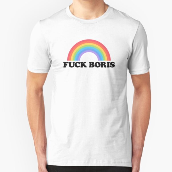 FUCK BORIS Slim Fit T-Shirt
