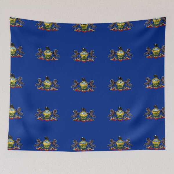 Item preview, Pennsylvania USA State Flag Duvet Cover Philadelphia T-Shirt Sticker designed and sold by deanworld.