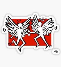 Angel Demon Love - Transparent Sticker