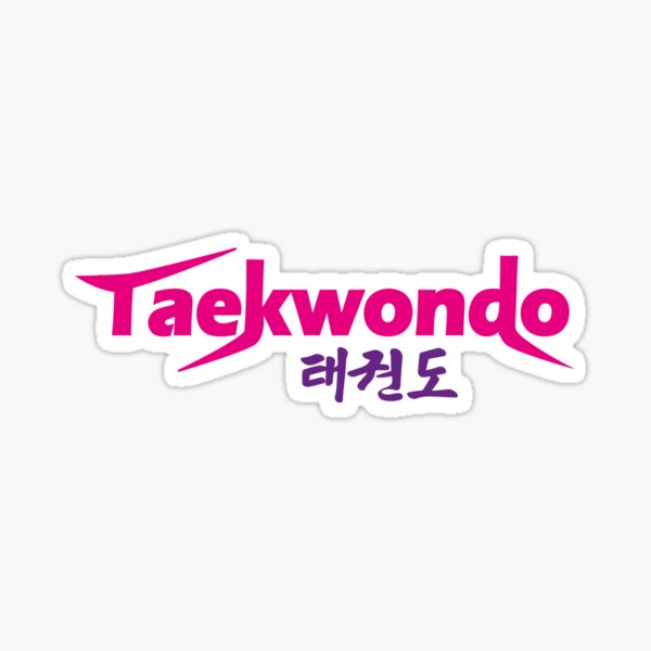 Taekwondo Logo Sticker