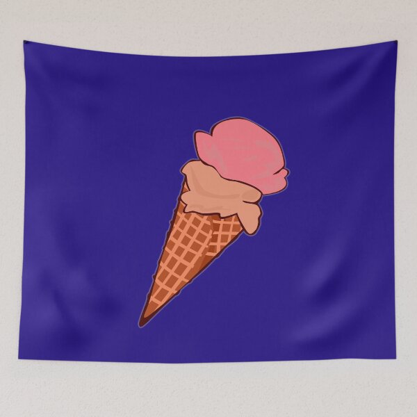 Item preview, I Love Ice Cream - Cute Gelato T-Shirt Soft Serve Bedspread designed and sold by deanworld.
