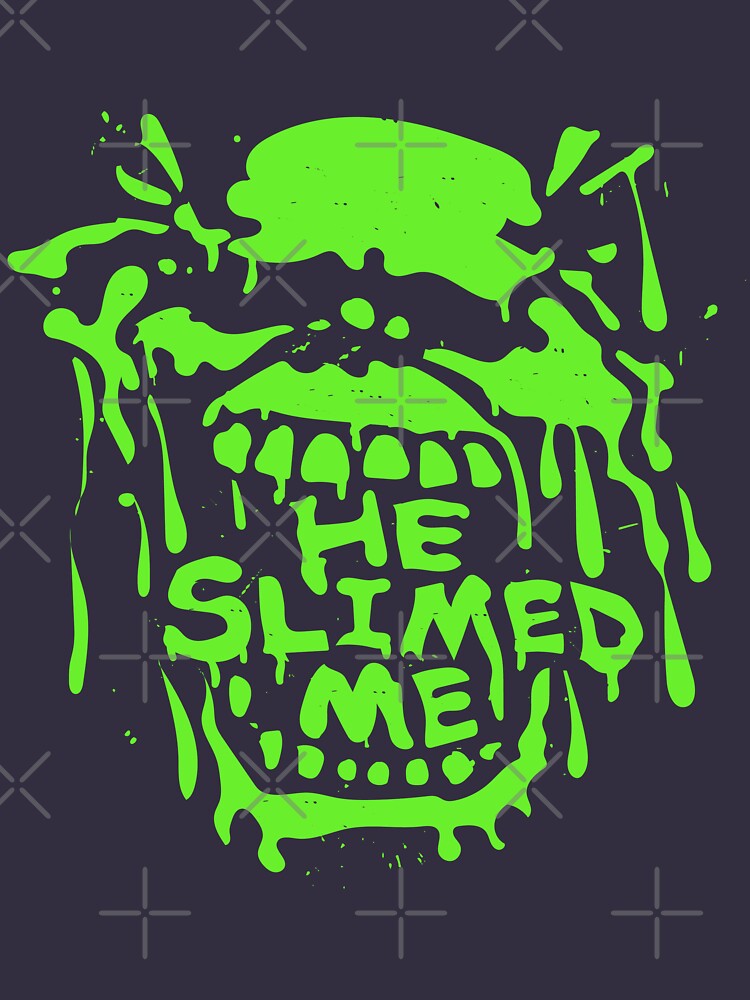 "Ghostbusters Slimer - He Slimed Me" Racerback Tank Top by Vector