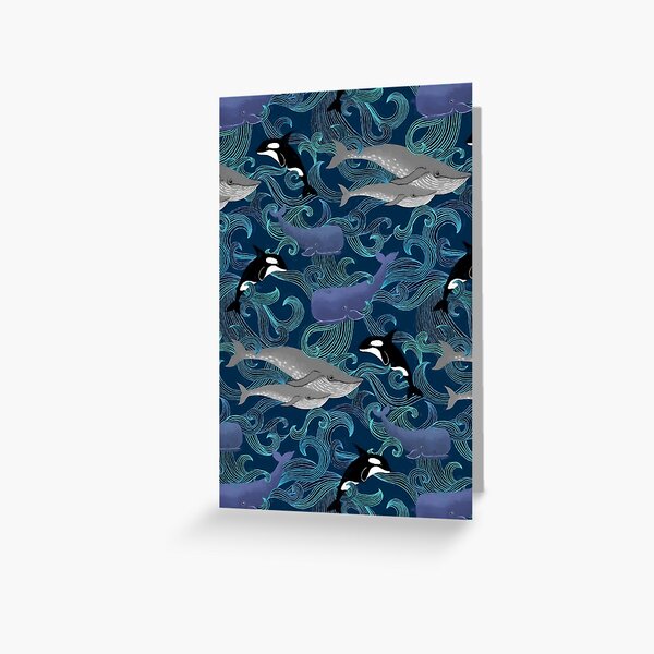 Item preview, Beautiful Ocean Giants - teal designed and sold by micklyn.