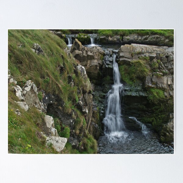 Item preview, Waterfall at Wellcombe Mouth designed and sold by WatscapePhoto.