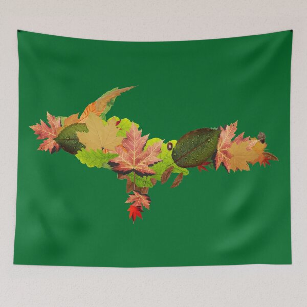 Item preview, Upper Peninsula Leaf Outline designed and sold by Jarrod Vandenberg.