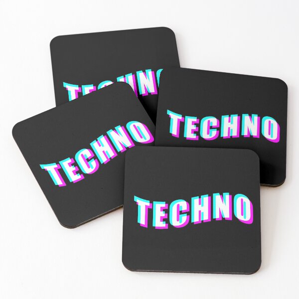 Item preview, 3D Glitched Text - TECHNO designed and sold by MartineMeeka.