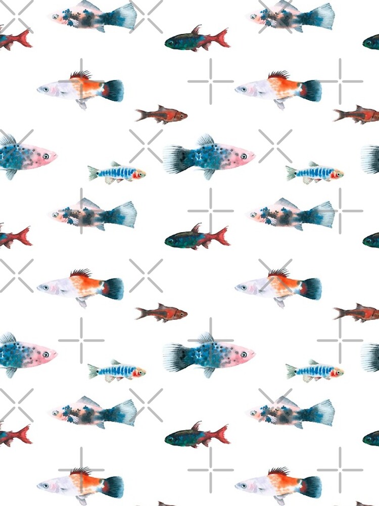 Thumbnail 4 of 4, iPhone Case, Watercolor Fish designed and sold by BluePlanet.