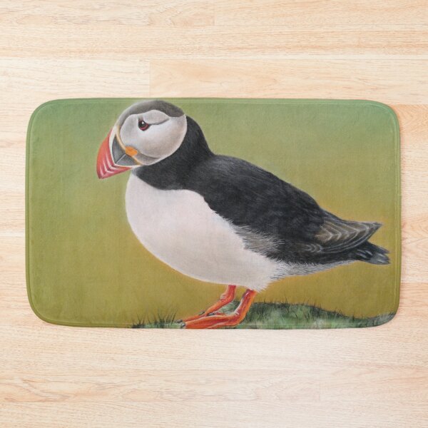 Item preview, Puffin on a grassy rock designed and sold by Gillina Cook.