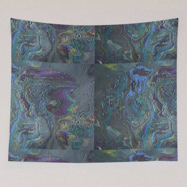 Item preview, cosmic, acrylic pour 6 designed and sold by myatticstudio.